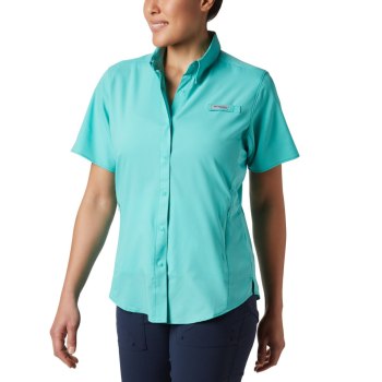 Columbia Overhemd Dames, PFG Tamiami II Short Sleeve Blauw, 42FTAMBHG